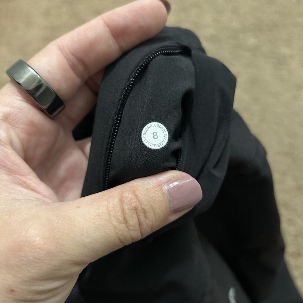 Lululemon Black Hotty Hot Lined Shorts Size 8 - Picture 6 of 8